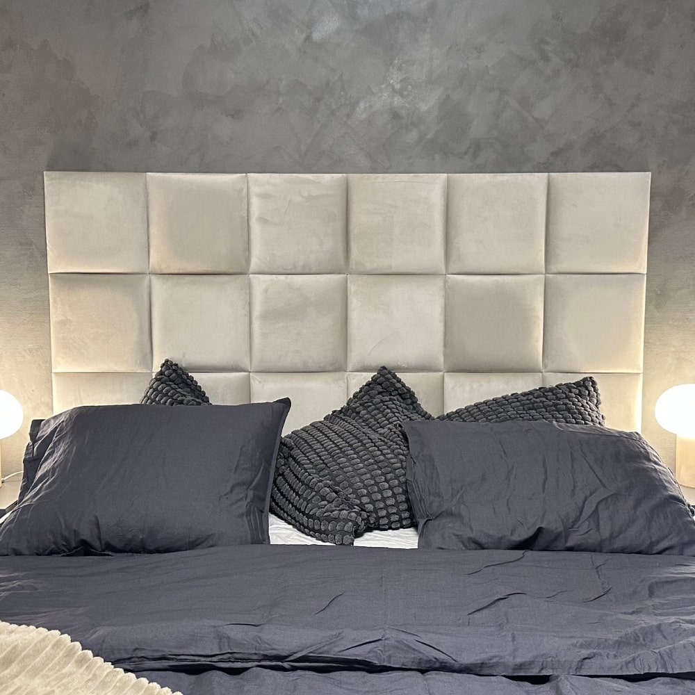 Moderne fløjlsvægpaneler