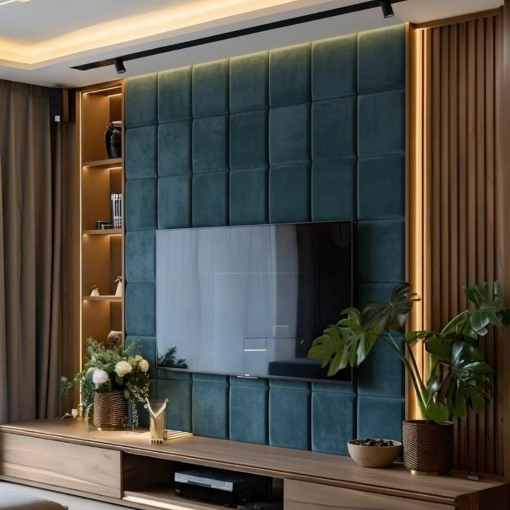 Opsætning af velourpaneler hos Sofie Jensen