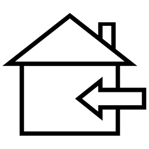 Kun til indendørs brug ikon